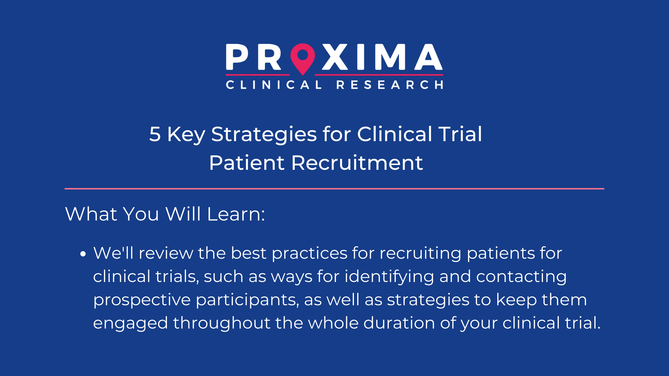 5 Key Strategies for Clinical Trial Patient Recruitment